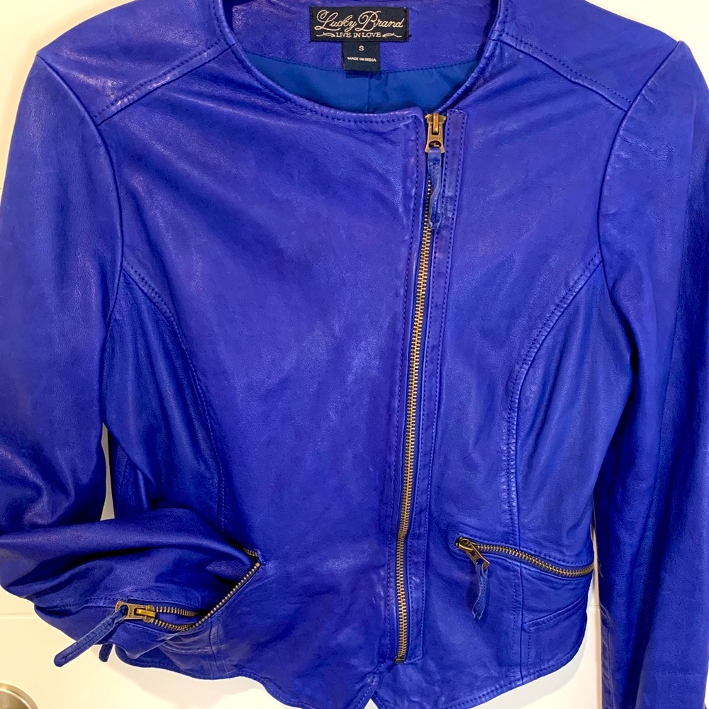 ‼️NWT LUCKY BRAND SOFT LEATHER MOTO JACKET‼️